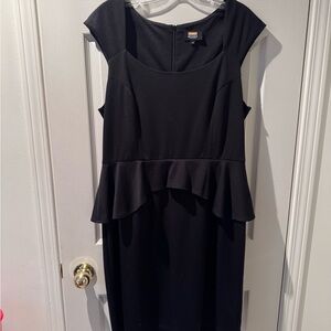 Michaels Black Peplum Mini Dress
